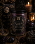 Witching Hour  Scent Profile: Black Plum • Incense • Warm Amber • Smoky Woods