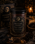 Midnight Ember  Scent Profile: Charred Wood • Smoked Vanilla • Warm Amber • Soft Smoke