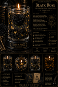 Curator's Relic No. 001 Black Rose The Curator's Trial Collection By Ember & Earth  "The first relic recovered from Black Hollow."