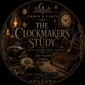 The Clockmaker's Study | Black Tea, Leather & Tobacco Luxury Soy Candle | Dark Academia Candle | Hand-Poured by Ember & Earth