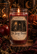 Secret Passage | Cedarwood, Clove & Smoked Birch Luxury Soy Candle | Gothic Home Décor | Hand-Poured by Ember & Earth