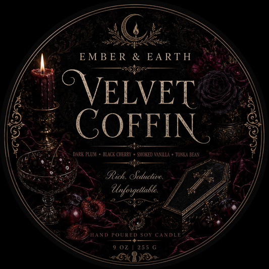 Ember & Earth – Velvet Coffin