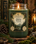 Alpine Forest Candle | Pine Cedar Fresh Air Soy Candle | Woodland Candle | Mountain Cabin Candle | Nature Lover Gift | Ember & Earth