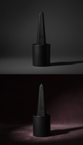 Grand Obelisk Candle in Matte Black