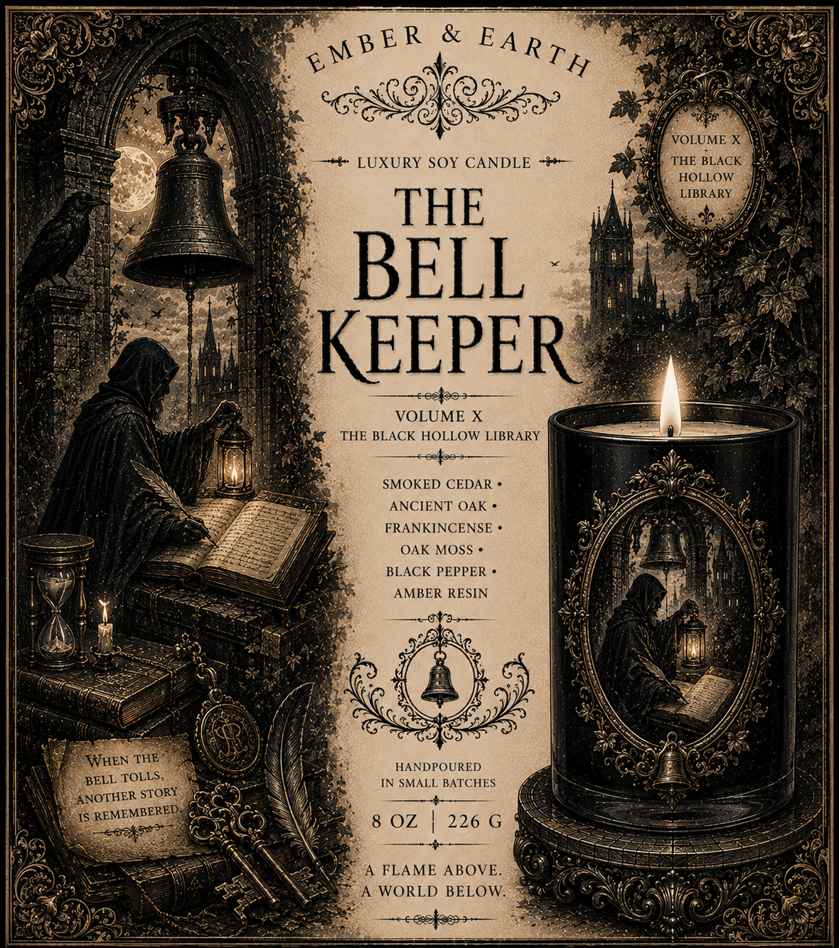 The Bell Keeper The Black Hollow Library By Ember & Earth "When the bell tolls, another story is remembered."