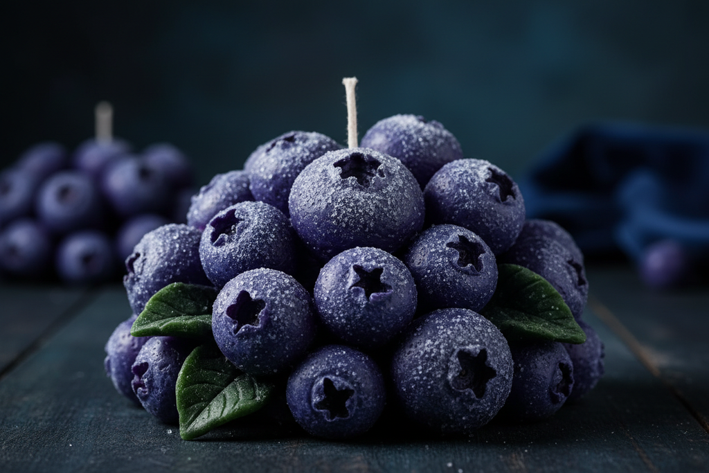 Blueberry Candle - Macro