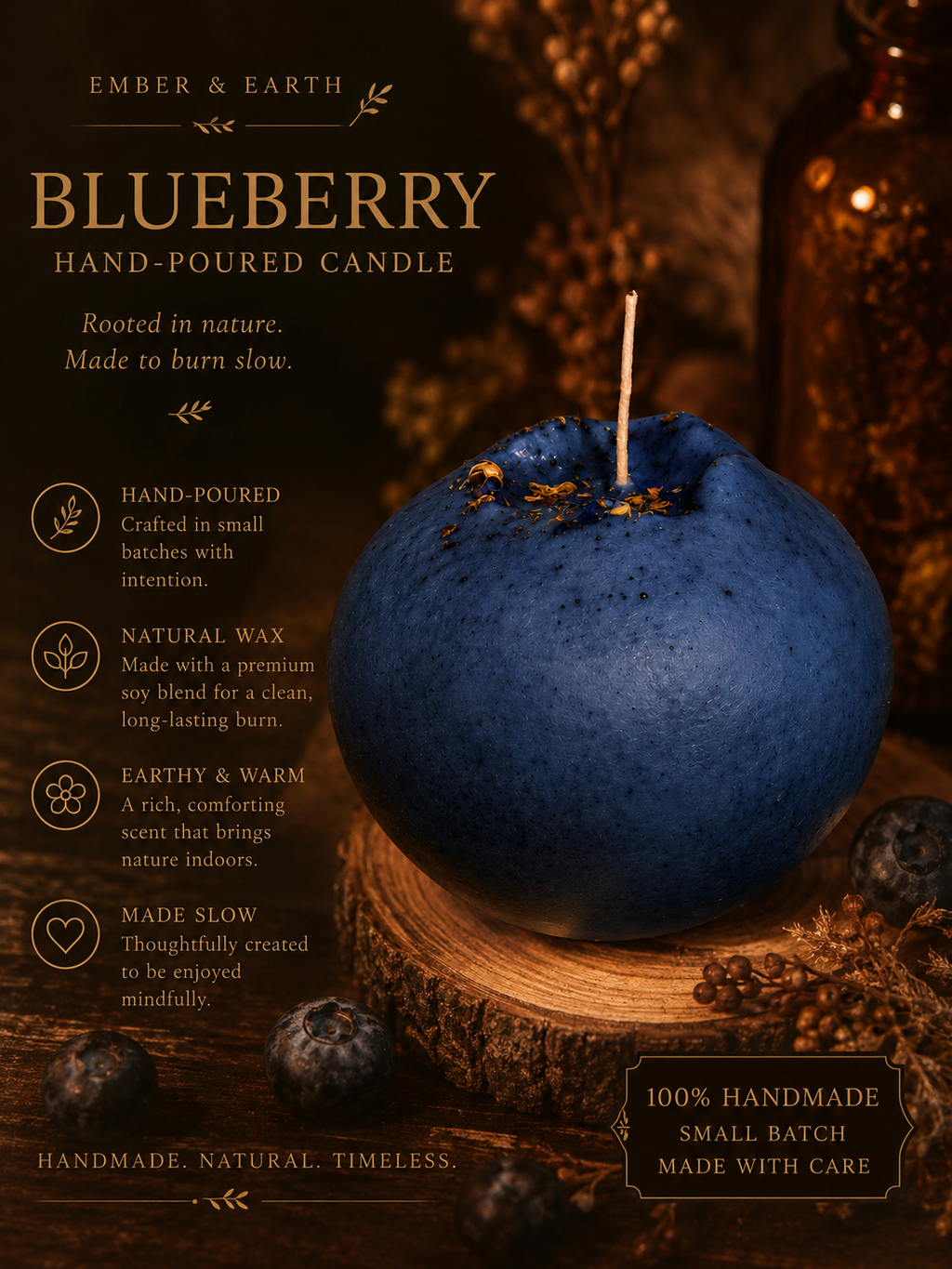 Ember & Earth Forbidden Fruit Collection Poison Blueberry