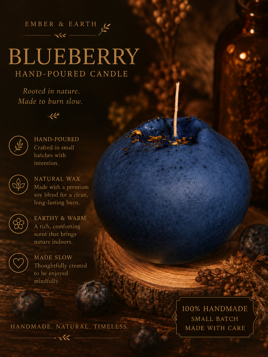 Ember & Earth Forbidden Fruit Collection Poison Blueberry