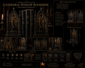 Cathedral Window Bookends | Gothic Library Decor | Dark Academia Bookends | Raven Bookends | Victorian Home Decor | Forbidden Manor Collection