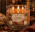 Cinnamon Sugared Pastry Candle | Cinnamon Brown Sugar Vanilla | Cozy Bakery Soy Candle | Fall Candle | Ember & Earth