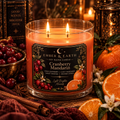 Cranberry Mandarin Candle | Cranberry Orange Soy Candle | Winter Citrus Candle | Holiday Candle | Cozy Autumn Candle | Ember & Earth