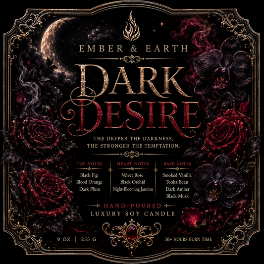 Dark Desire Luxury Soy Candle