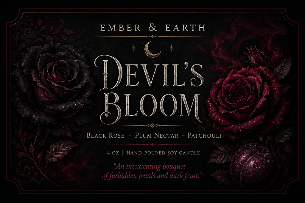 Devil's Bloom 4oz Luxury Soy Candle