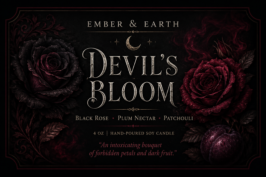 Devil's Bloom 4oz Luxury Soy Candle