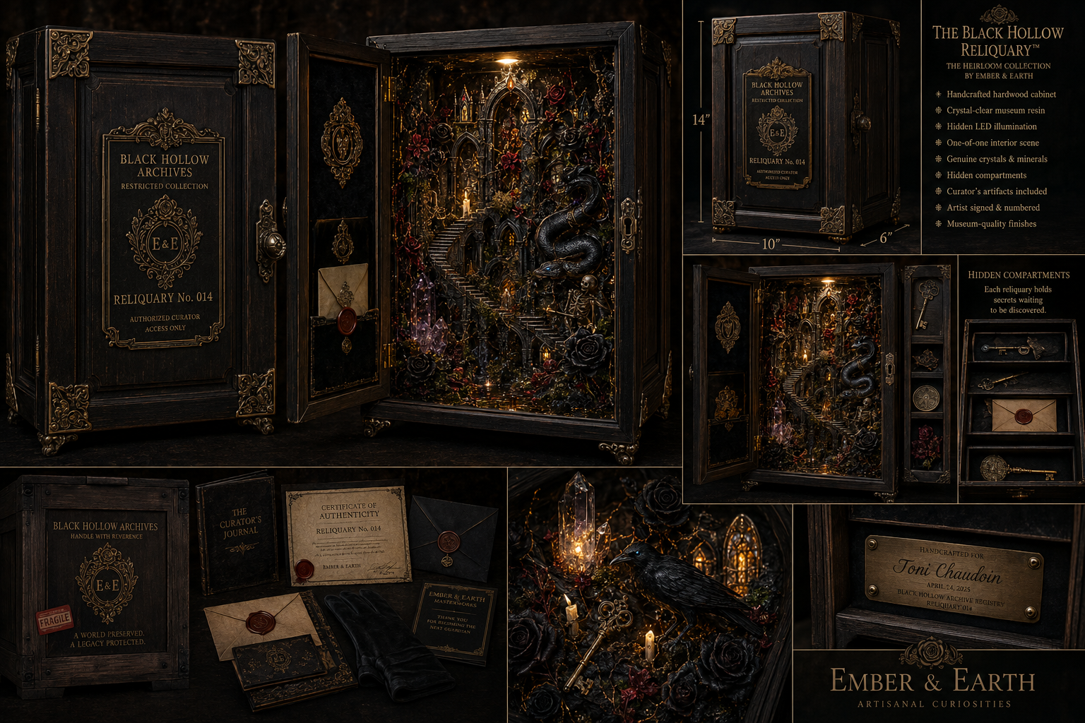 The Black Hollow Reliquary™ The Heirloom Collection by Ember & Earth