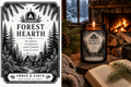 Forest Hearth Candle | Fir & Cedar Wood Candle | Cozy Cabin Scent | Woodland Soy Candle | Rustic Home Decor | Hand Poured Gift