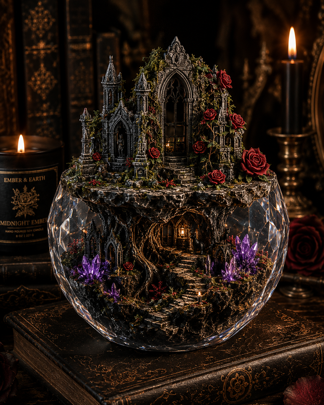 Shadow Sanctuary Ember & Earth Artisan Resin Collection