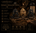 The Curio Collection Honey Hollow Hive Tagline  "Where the Keeper Bees guard the sweetest magic."