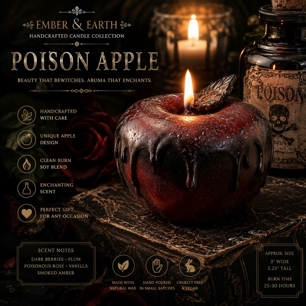 Lit candle