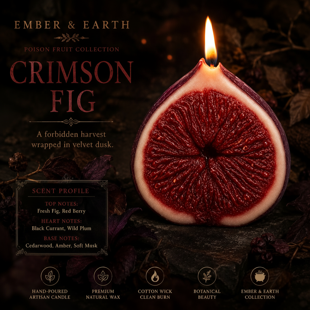 Lit candle