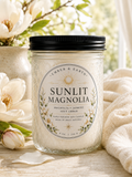 Sunlit Magnolia | Soy Candle | Magnolia, Jasmine & Soft Amber
