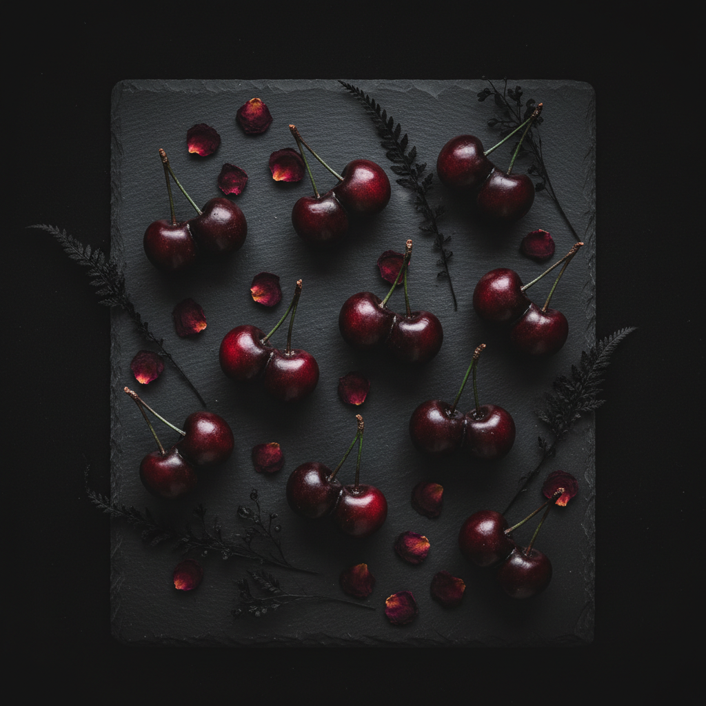 Poison Black Cherry - Flat Lay