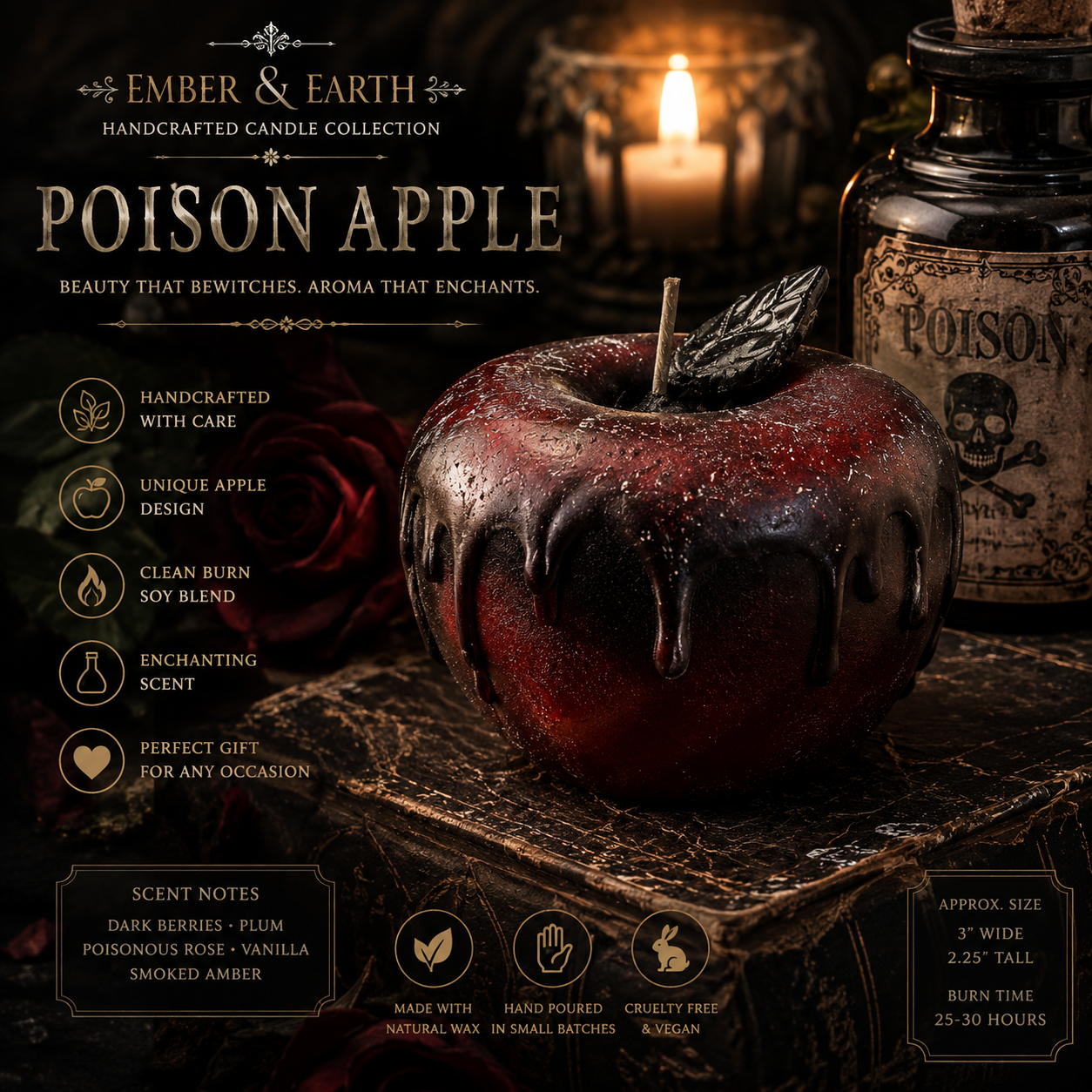 Wicked Apple Soy Candle