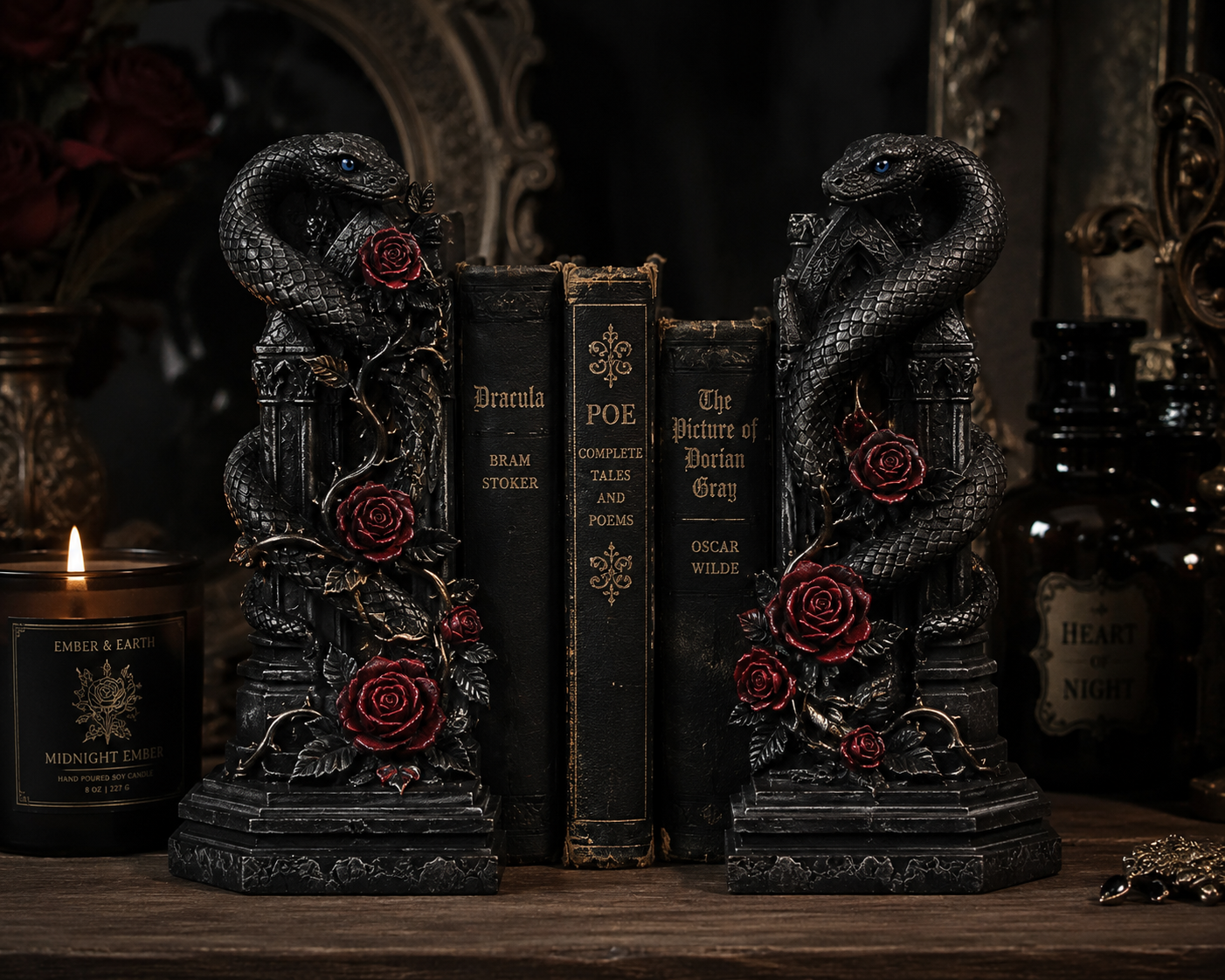 Serpent's Oath Bookends
