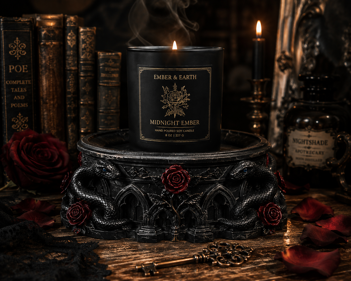Forbidden Bloom Candle Throne