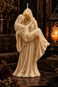 Eternal Embrace Candle | Gothic Couple Candle | Lovers Candle | Romantic Gothic Decor | Gothic Fantasy Candle | Embrace Sculpture | Ember & Earth